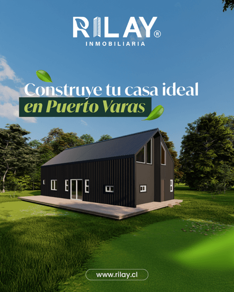 Rilay Inmobiliaria — Construye tu casa ideal en Puerto Varas | Muller y Pérez Diseño campaña inmobiliaria Rilay Puerto Varas construcción de casas - Muller y Pérez agencia Chile